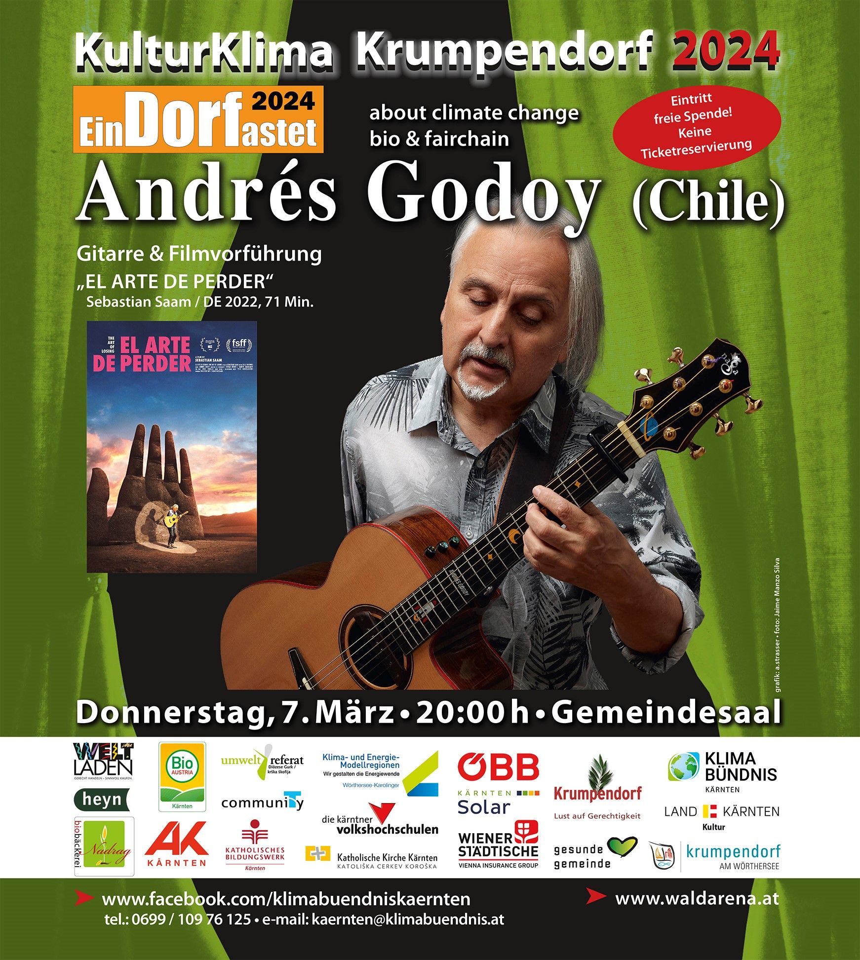 7.März 2024, 20:00 Uhr Andrés Godoy (Chile) Gitarre
