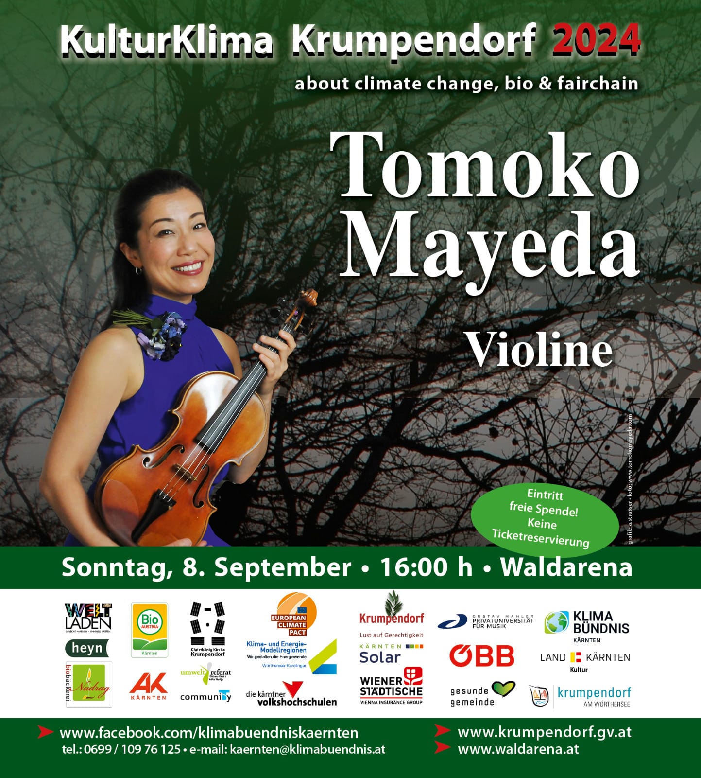 So.,08.09.24, 16:00 Uhr Waldarena: TOMOKO MAYEDA