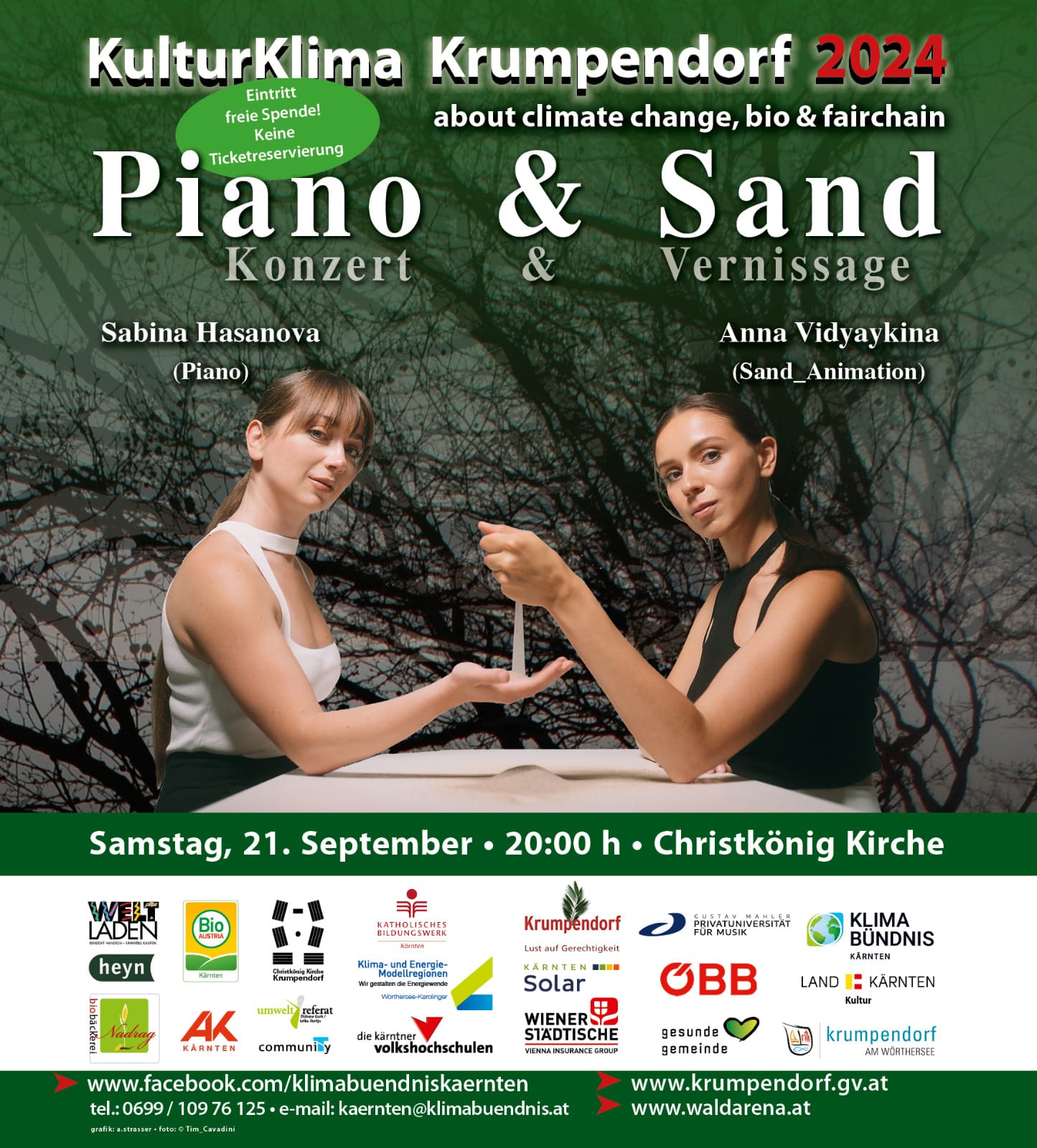 Sa.,21.09.24, 20:00 Uhr Christkönigkirche: Anna Vidyaykina & Sabina Hasanova