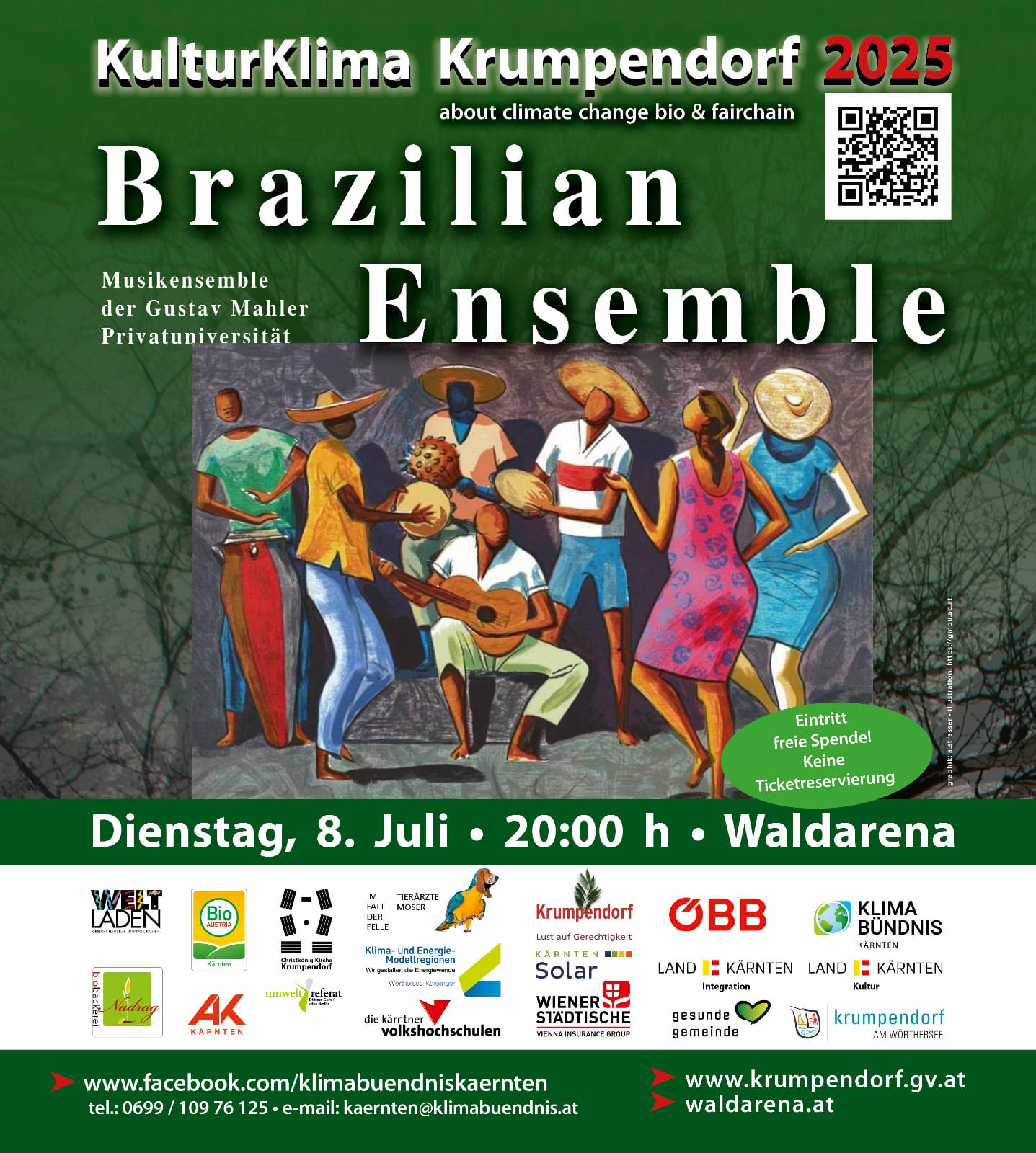 Di,08.07.,20:00 Uhr Waldarena: Brazilian Ensemble