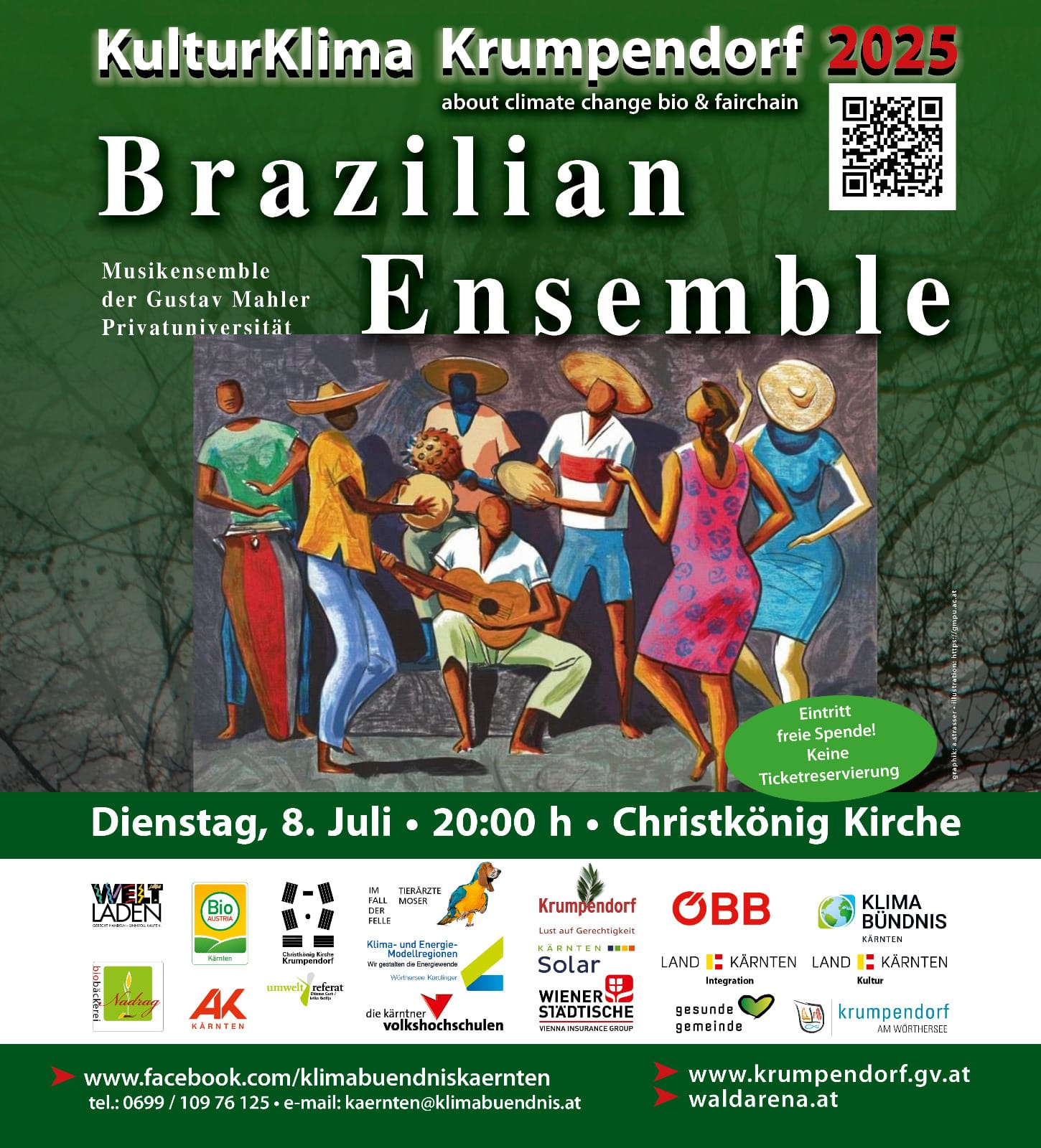 Di,08.07.,20:00 Uhr Christkönig Kirche: Brazilian Ensemble
