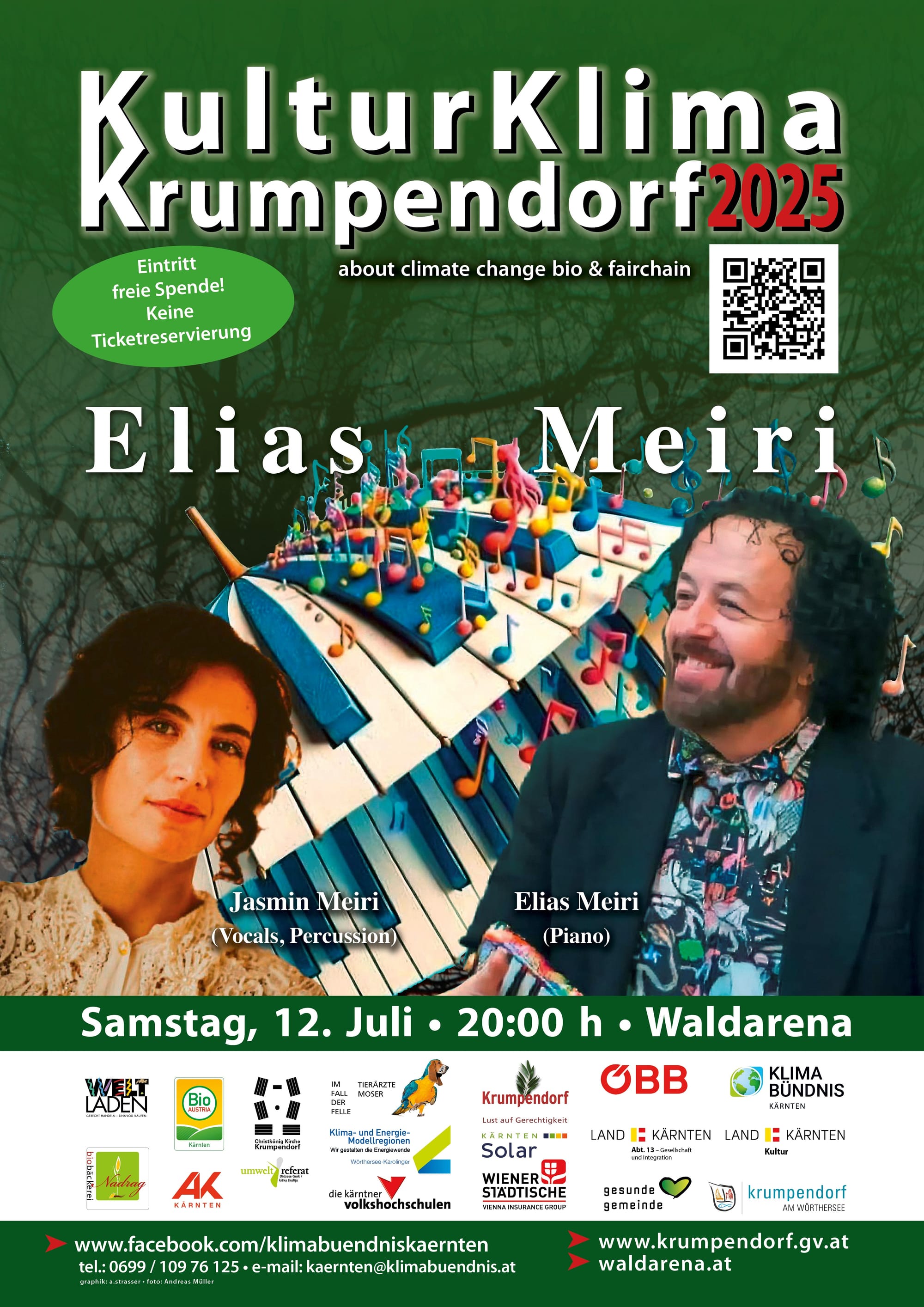 Sa.,12.07.,20:00 Uhr: Elias Meiri (piano) Jasmin Meiri-Brauer (voc., perc.)