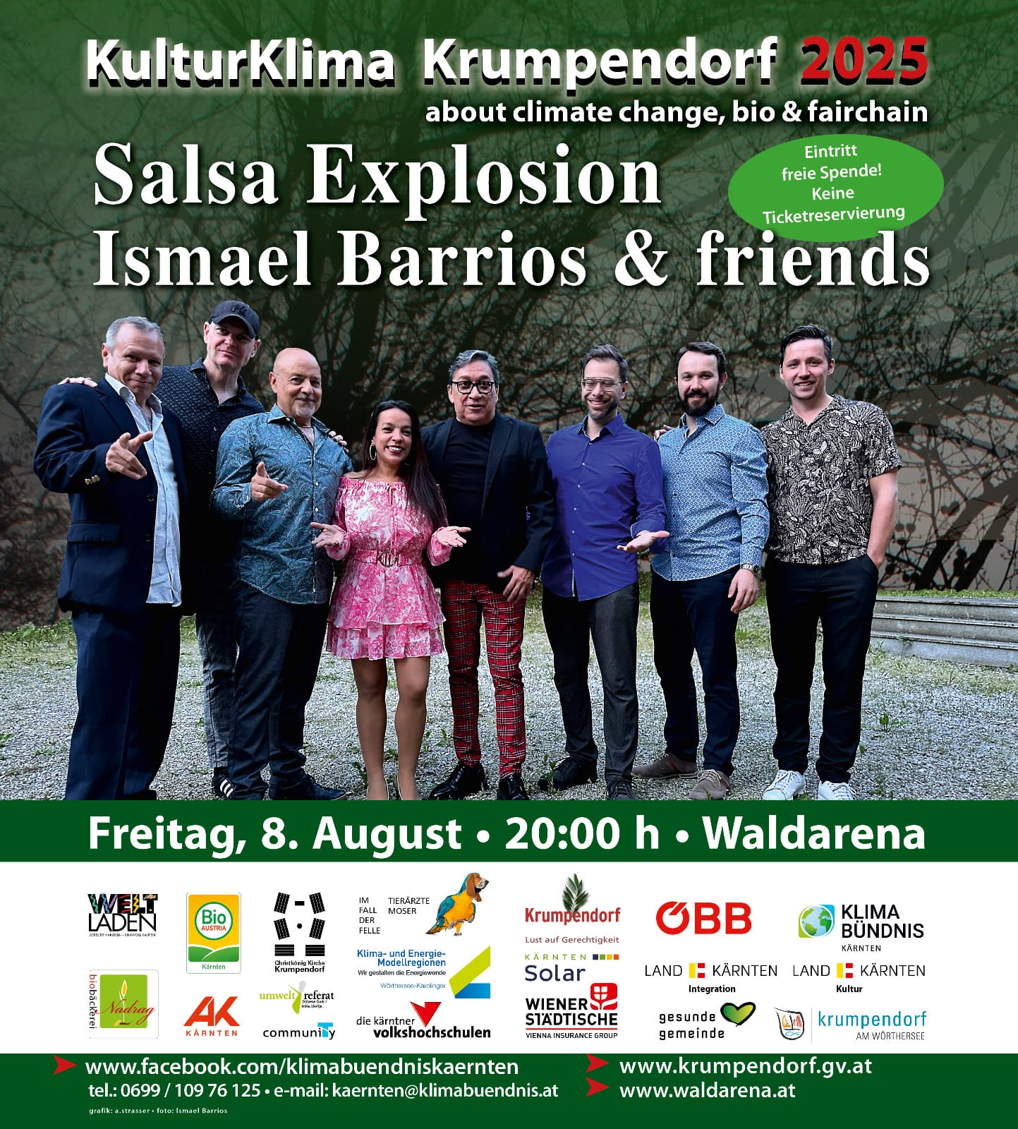 Fr.,08.08., 20:00 Uhr: ISMAEL BARRIOS SALSA EXPLOSION