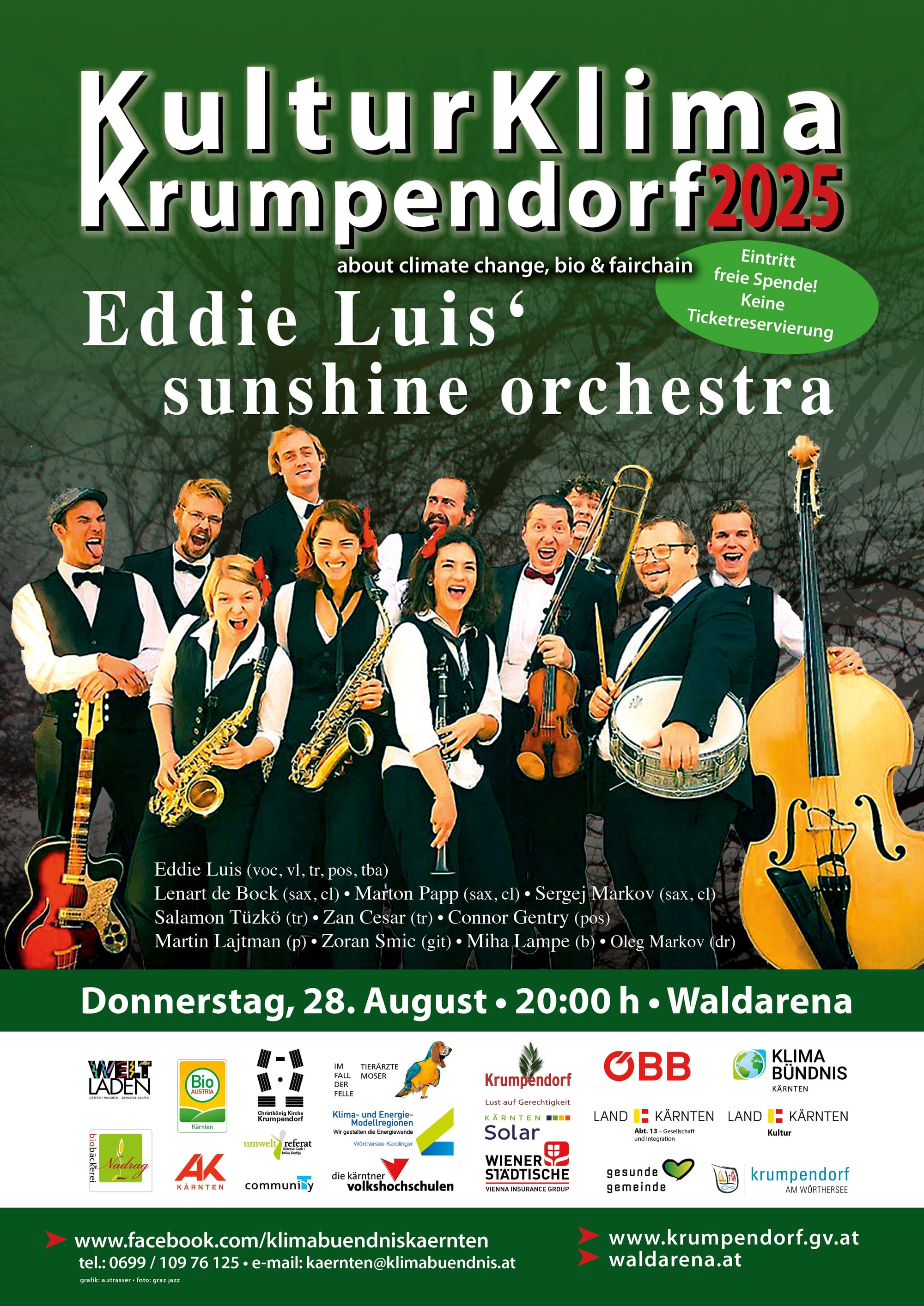 Do.,28.08.,20:00 Uhr: Eddie Luis Sunshine Orchestra