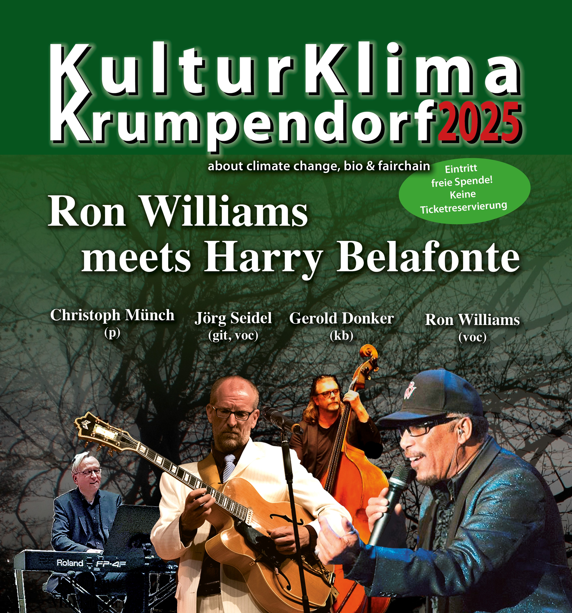 Mi., 06.08.,20:00 Uhr: RON WILLIAMS MEETS HARRY BELAFONTE