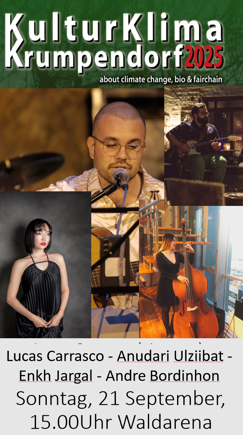 So.,21.09., 15:00 Uhr, Waldarena: Lucas Carrasco -  Andre Andre Bordinhon -  Anudari Ulziibat - Enkh Jargal