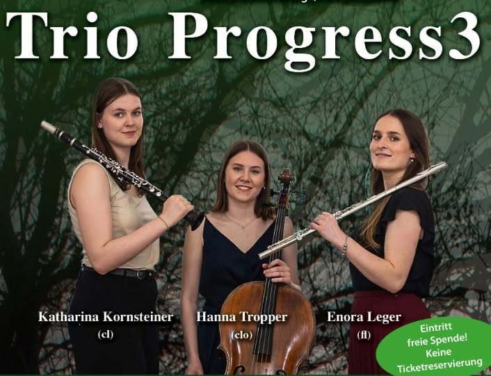 Do.,11.06., 20:00 Uhr Christkönigkirche: Trio Progress 3