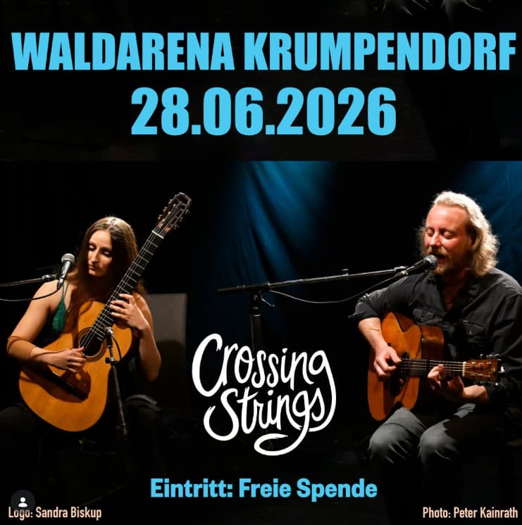 So., 28.06., 20:00 Uhr: Carina Maria Linder (klassische Gitarre, Gesang) und Markus Schlesinger (Fingerstyle-Gitarre, Gesang)