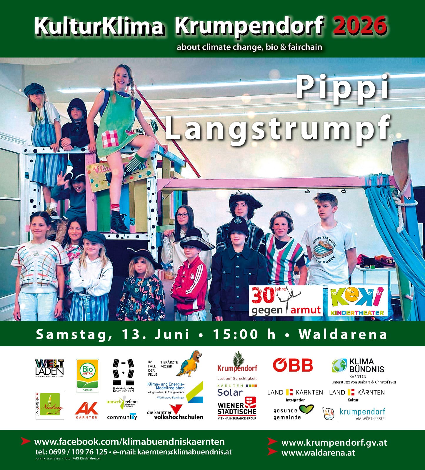 Sa., 13.06., 15:00 Uhr: PIPPI LANGSTRUMPF - KEKI Kindertheater