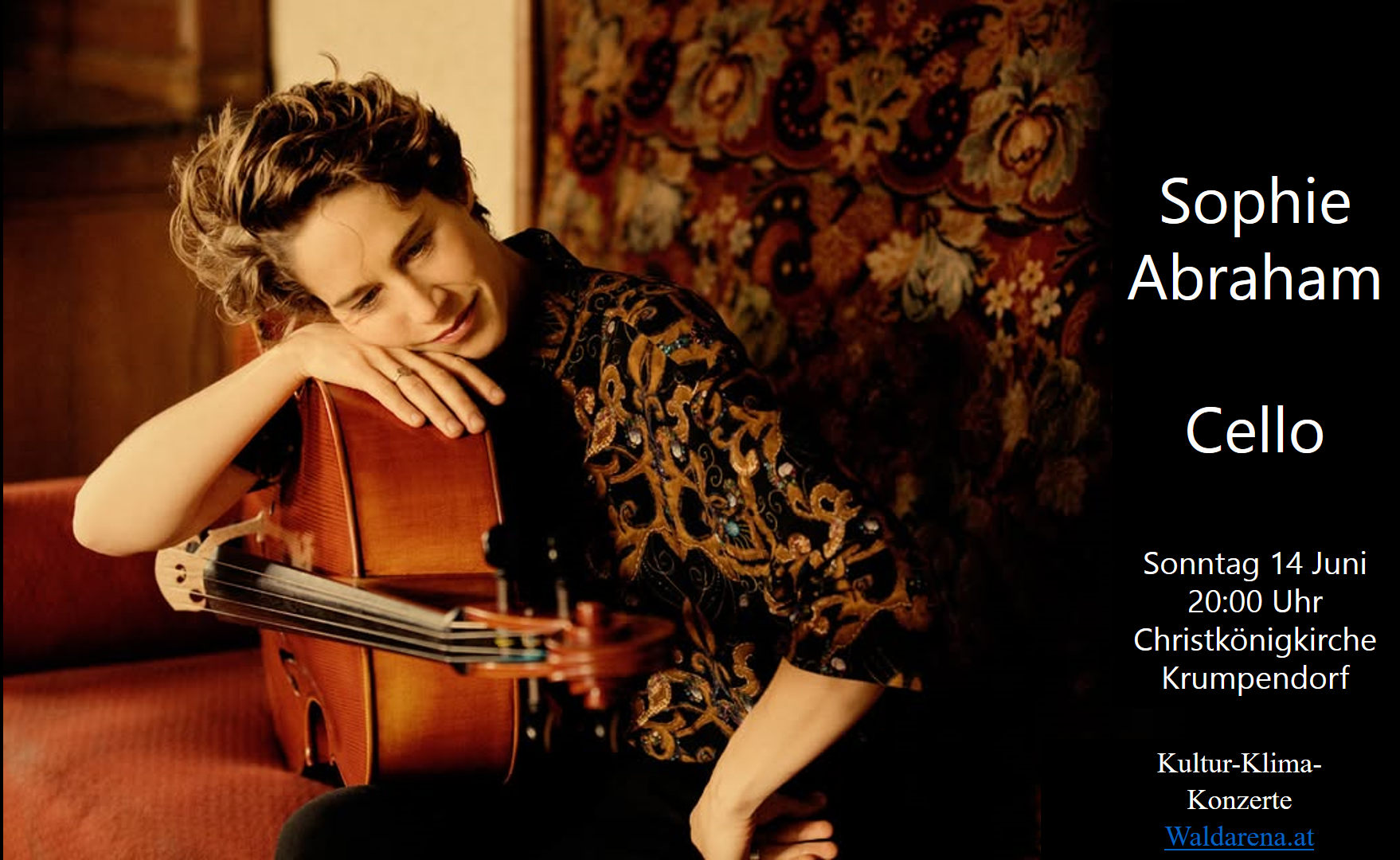 So., 14.06., 20:00 Uhr Christkönigkirche: Sophie Abraham
