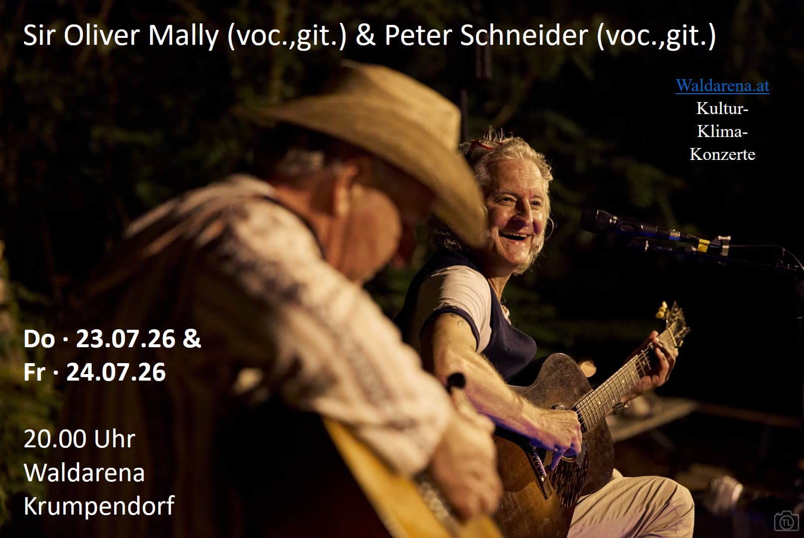 Do 23.07. & Fr. 24.07: „Sir“ Oliver Mally & Peter Schneider