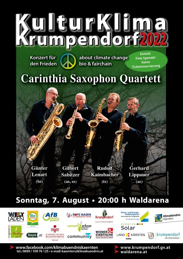 7. August - „Carinthia Saxophonquartett"