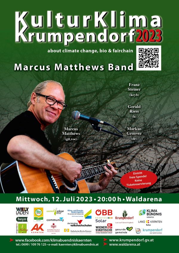 12.Juli - 20.00 Uhr Marcus Matthews Band