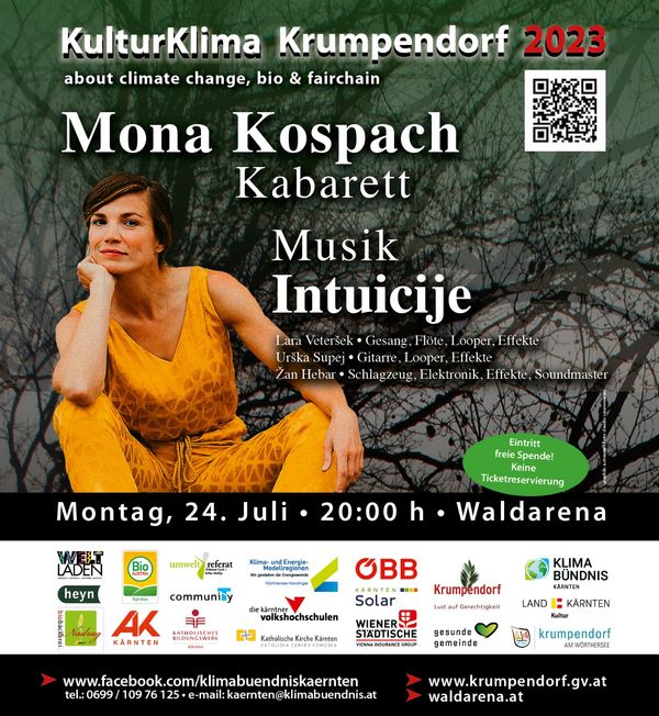 24.Juli - 20:00 Uhr - Mona Kospach (Kabarett) & Akrobatik