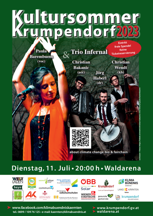 11.Juli - 20:00 Uhr Paula Barembuem & Trio Infernal