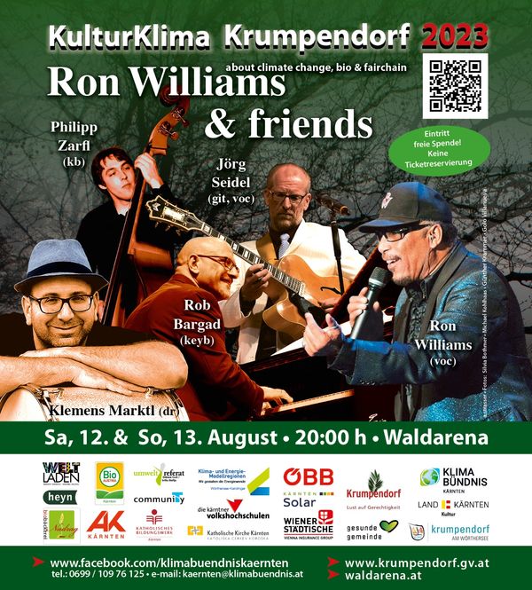 12. & 13.August - 20:00 Uhr - Ron Williams & Friends