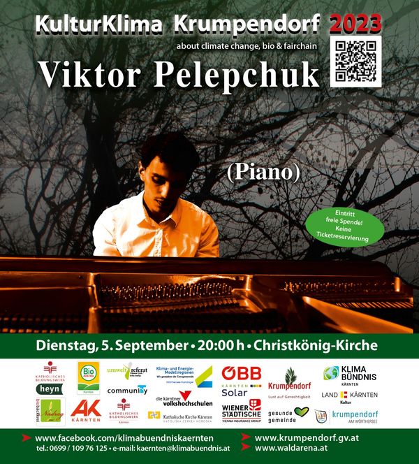 5.September 20:00 Uhr Viktor Pelepchuk am Klavier - Christkönigkirche (Kaiserallee 45)