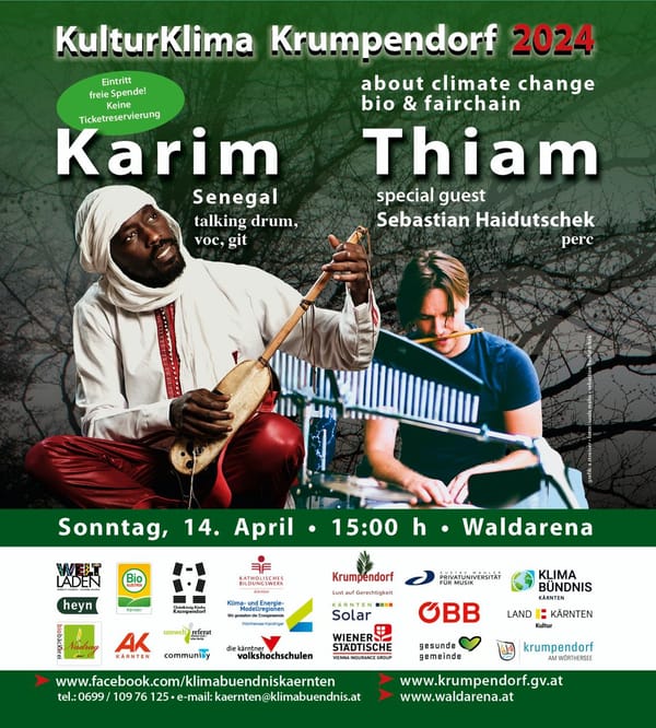 14.April, 15:00 Uhr KARIM THIAM with special guest Sebastian Haidutschek