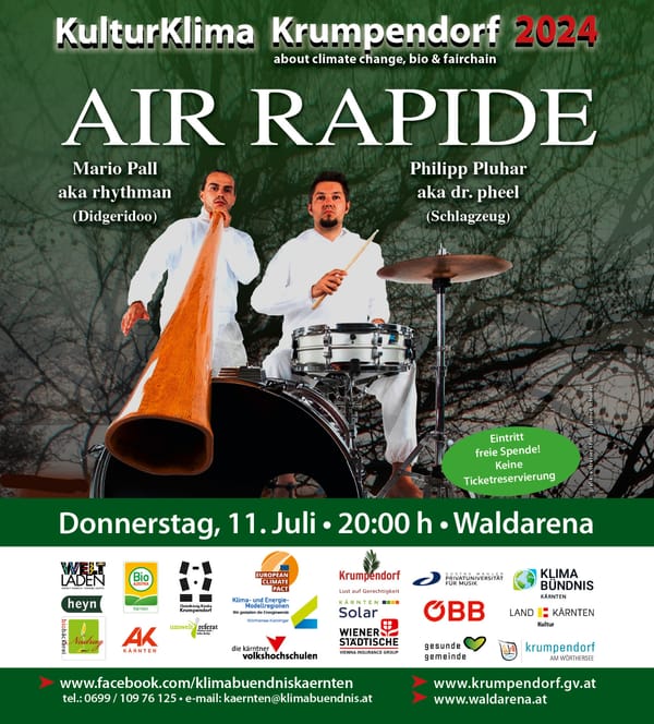 Do., 11.07.24, 20:00 Uhr, Waldarena: Air Rapide