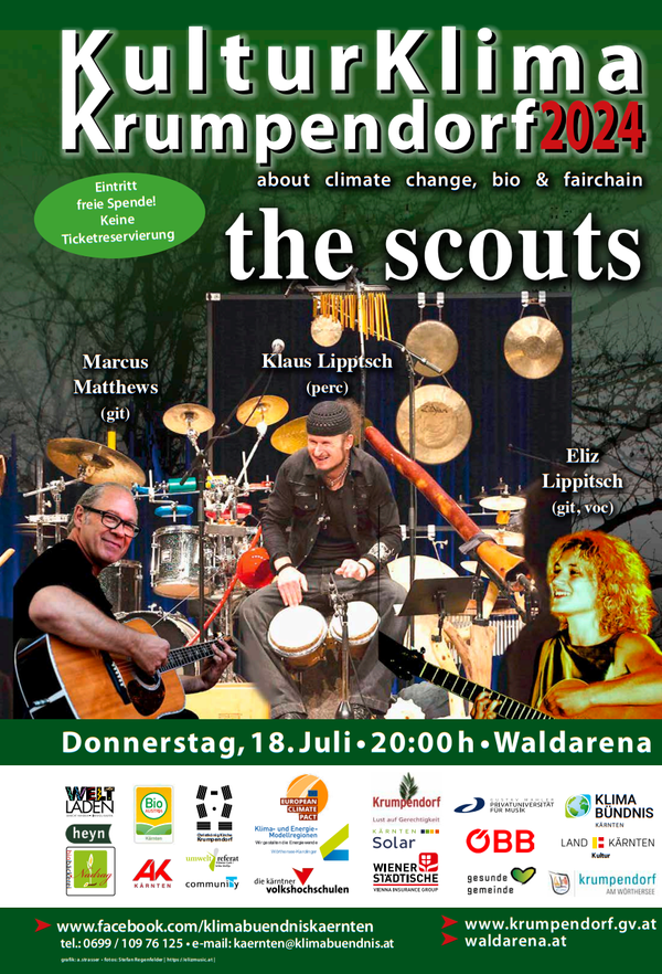 Do, 18.07.24, Waldarena: the scouts (Marcus Matthews, Eliz  & Klaus Lippitsch