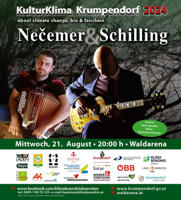 Mi.,21.08.24, 20:00 Uhr Waldarena: Thomas Nečemer (acc.) Dirk Schilling (git.)