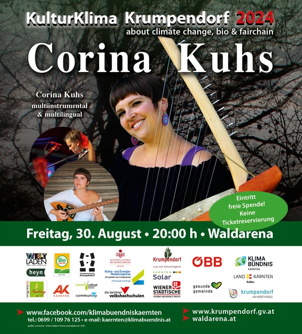 Fr., 30.08.24, 20:00 Uhr Waldarena: Corina Kuhs Solo