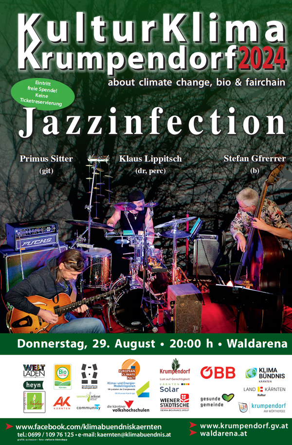 Do.,29.08.24, 20:00 Uhr Waldarena: Jazzinfection