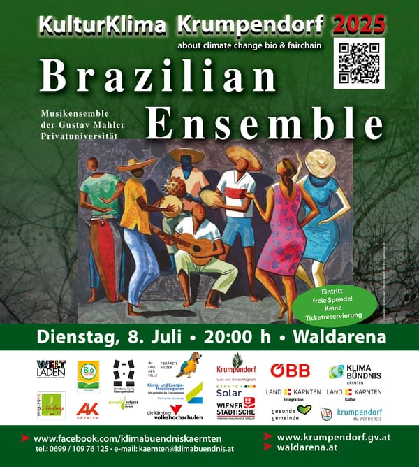 Di,08.07.,20:00 Uhr Waldarena: Brazilian Ensemble