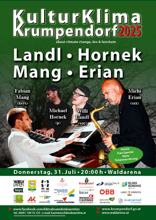 Do.,31.07.,20:00 Uhr: Willi Landl , Michael Hornek & Michi Erian  Fabian Mang