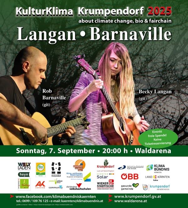 So.,07.09., 20:00 Uhr: Becky Langan & Rob Barnaville