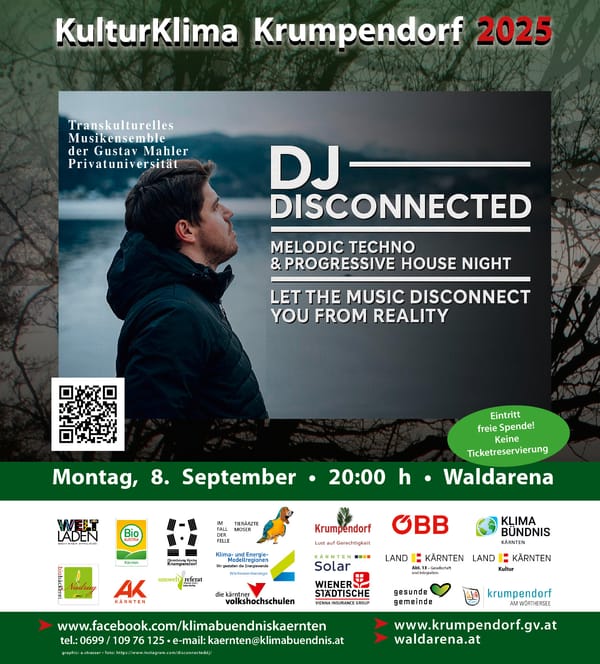 Mo.,08.09., 20:00 Uhr: DJ Disconnected  Melodic Techno & Progressive House Night (Jovi Ivanovic)