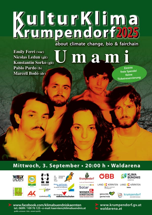 Mi., 03.09., 20.00 Uhr: UMAMI